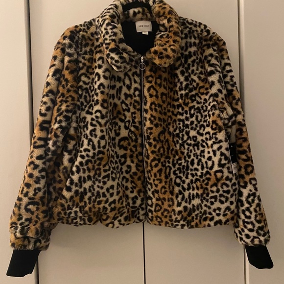 Nine West Jackets & Blazers - Nine West Cheetah Print Jacket/Coat
